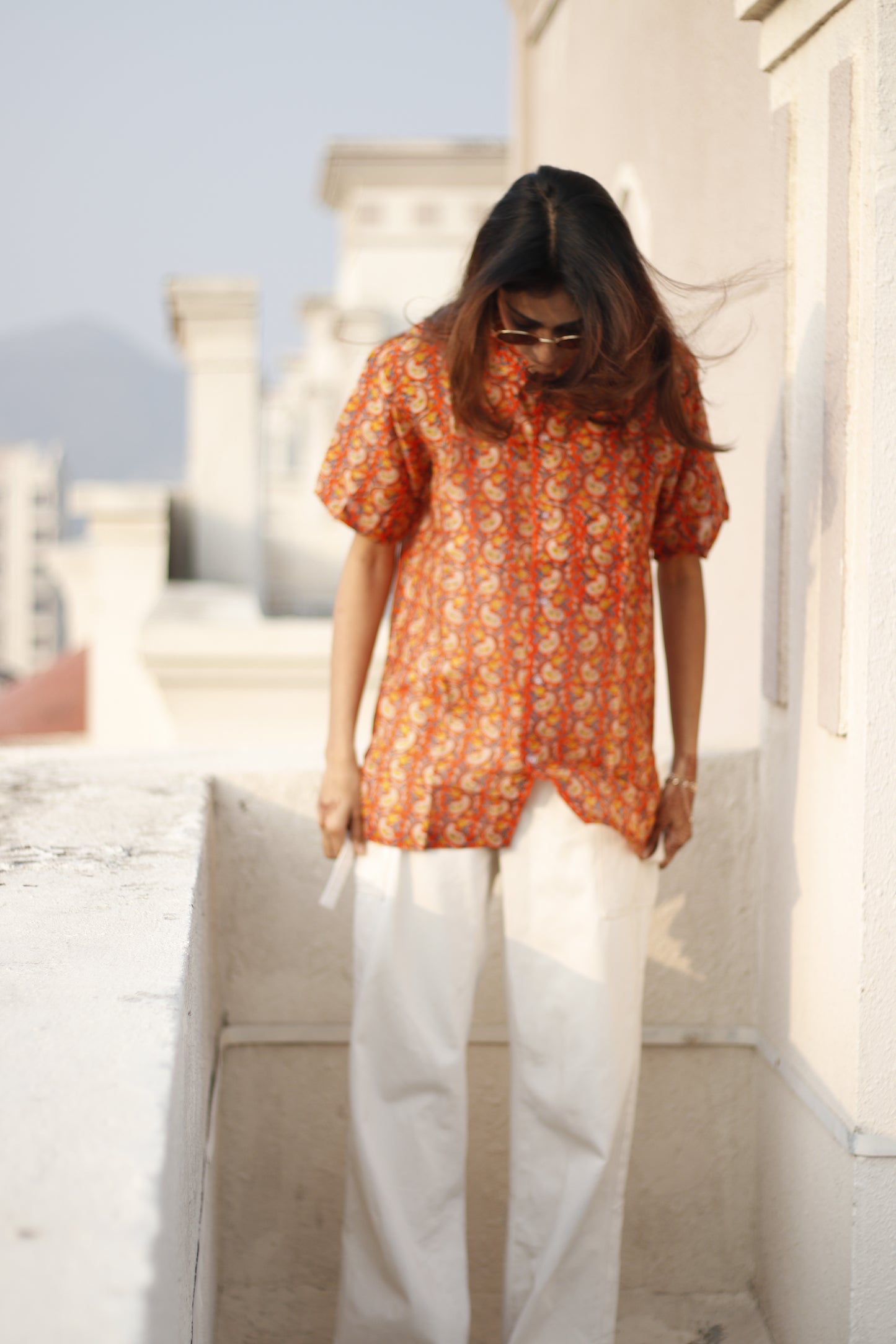 Paisley Unisex Cotton Shirt