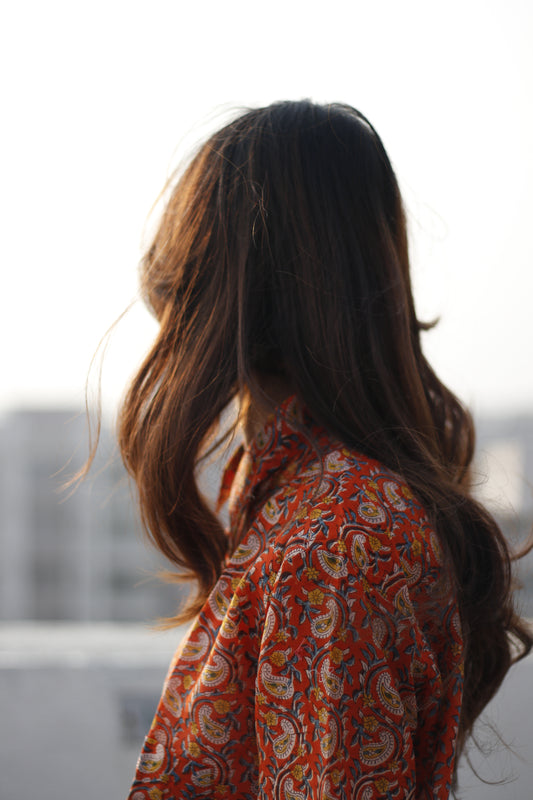 Paisley Unisex Cotton Shirt