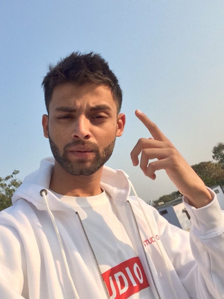Asif in white hoody
