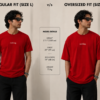3 Red Flag Oversized T-shirt